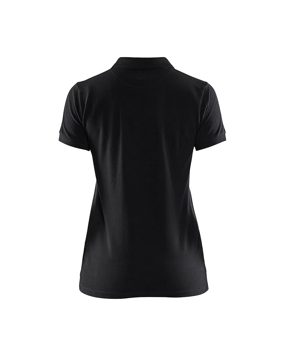 Blaklader black women's cotton pique work polo-shirt #3307