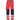 Cerva Knoxfield red men's hi-vis polycotton trouser - adjustable leg length