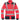 Cerva Knoxfield red men's high-visibility polycotton 2-in-1 jacket/gilet