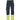 Cerva Knoxfield anthracite/yellow contrast men's polycotton trouser - adjustable leg length