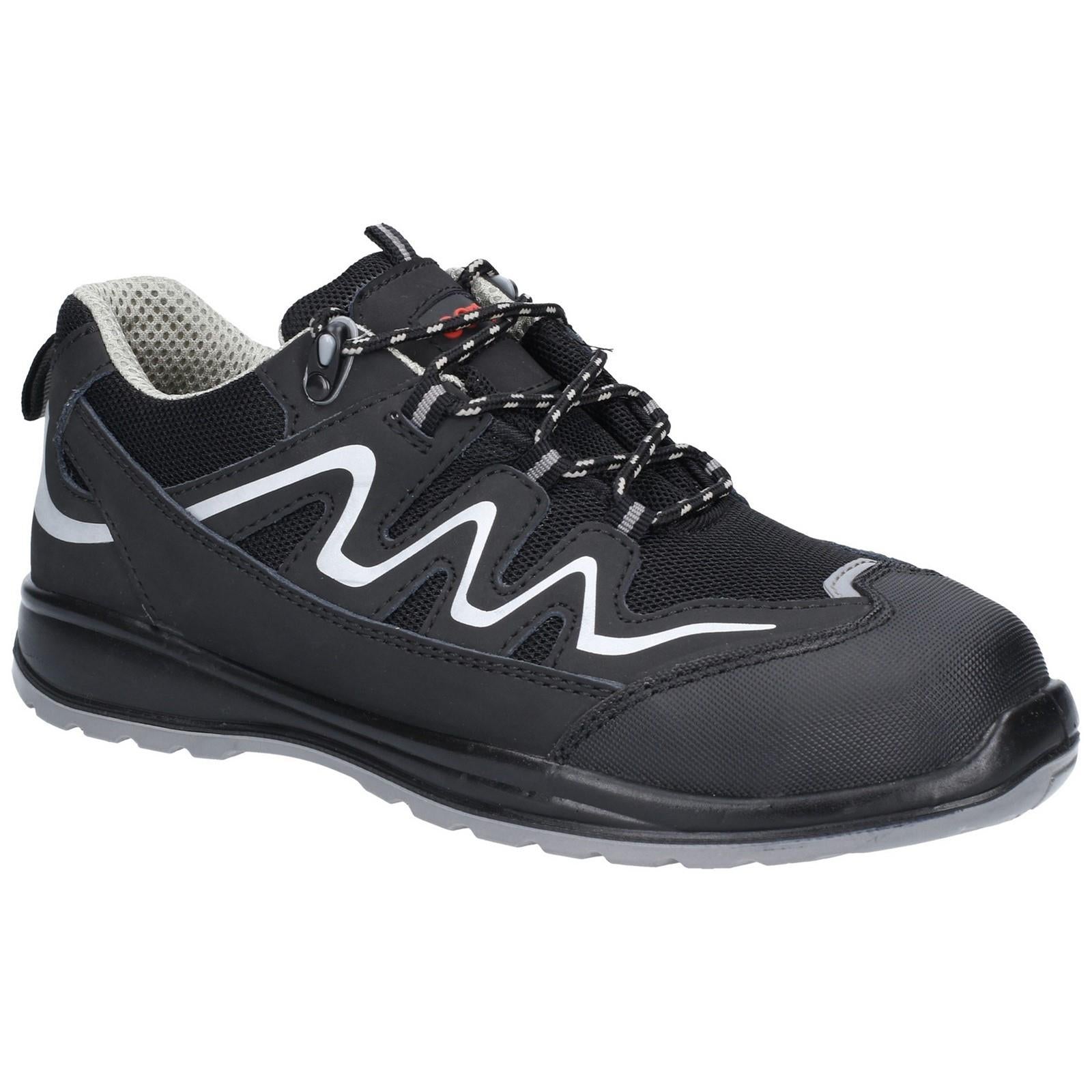 Centek FS313 S3 black water resistant steel toe/midsole work safety trainer shoe