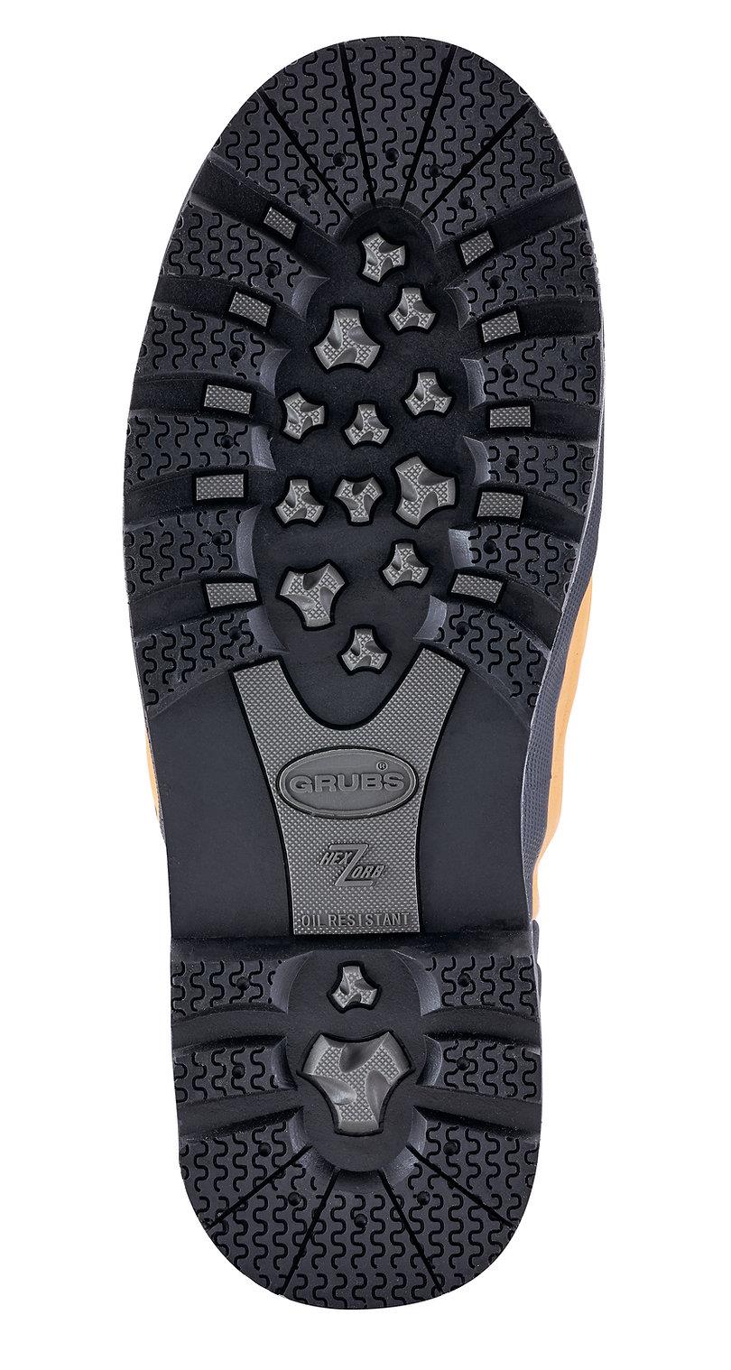 Grubs Chainamic black/orange rubber non-metallic safety toe/midsole chainsaw wellington