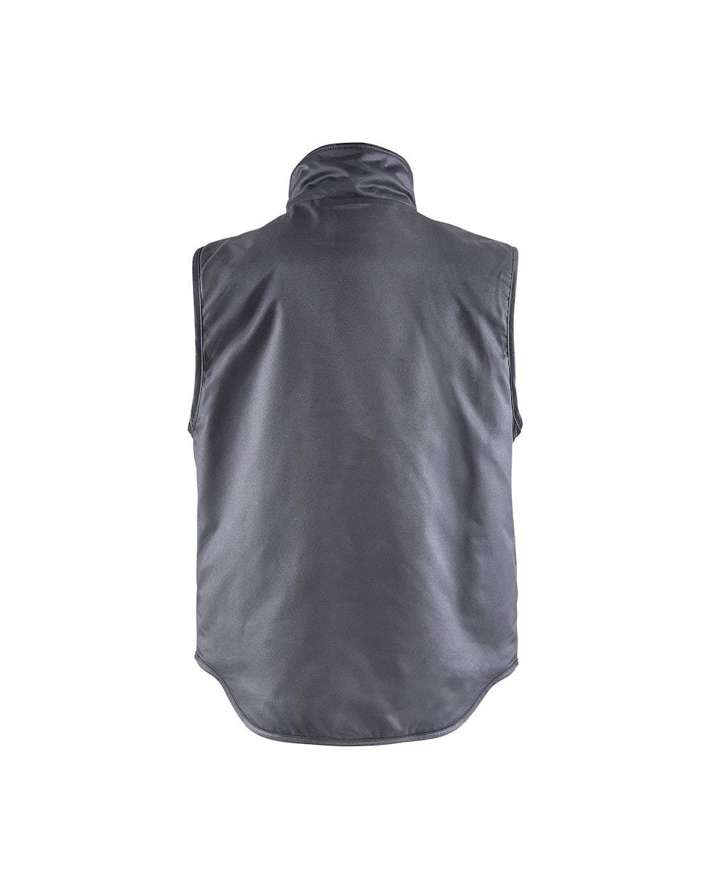 Blaklader grey polycotton fleece-lined water-resistant bodywarmer gilet #3801