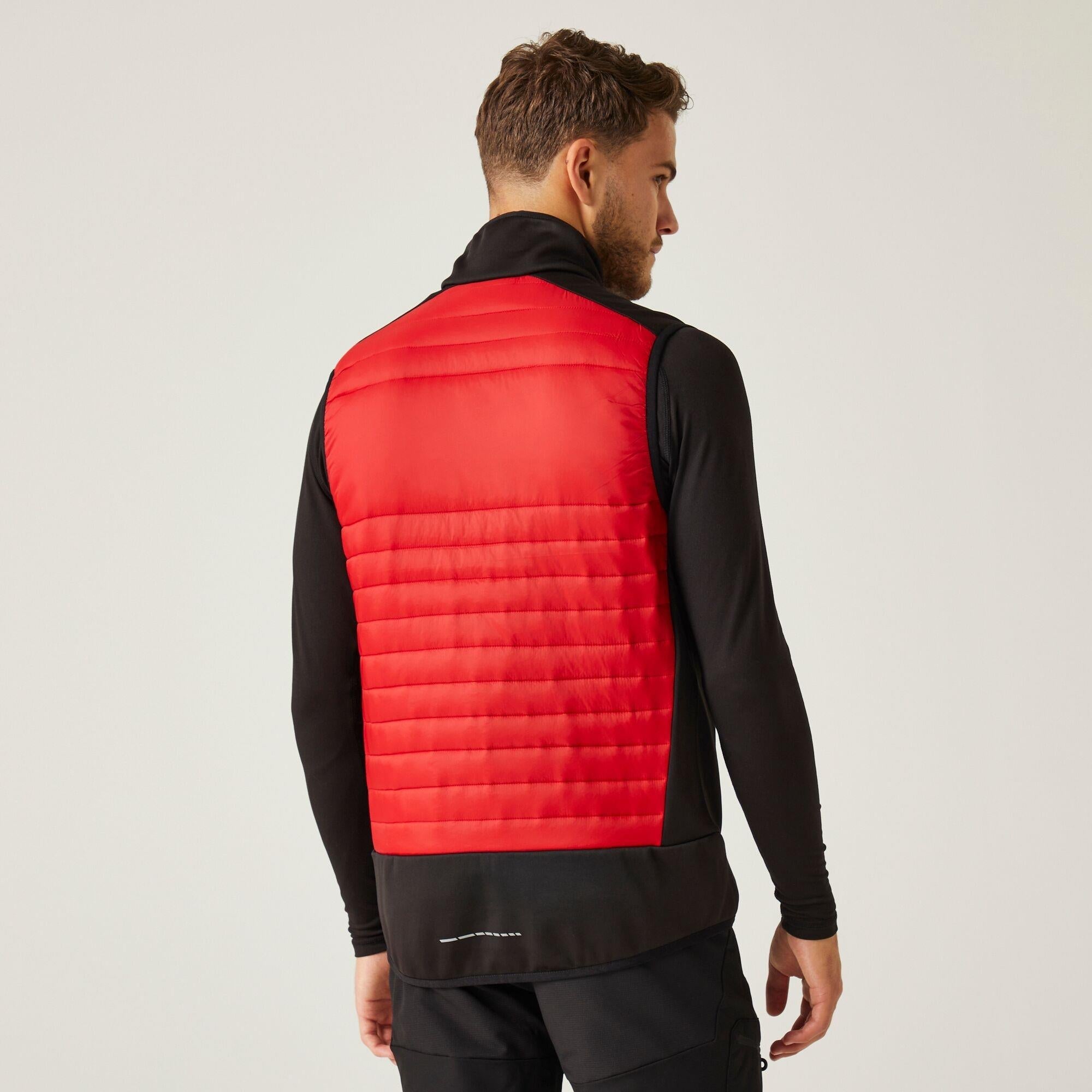 Regatta E-Volve red/black unisex stretch insulated bodywarmer #TRA905