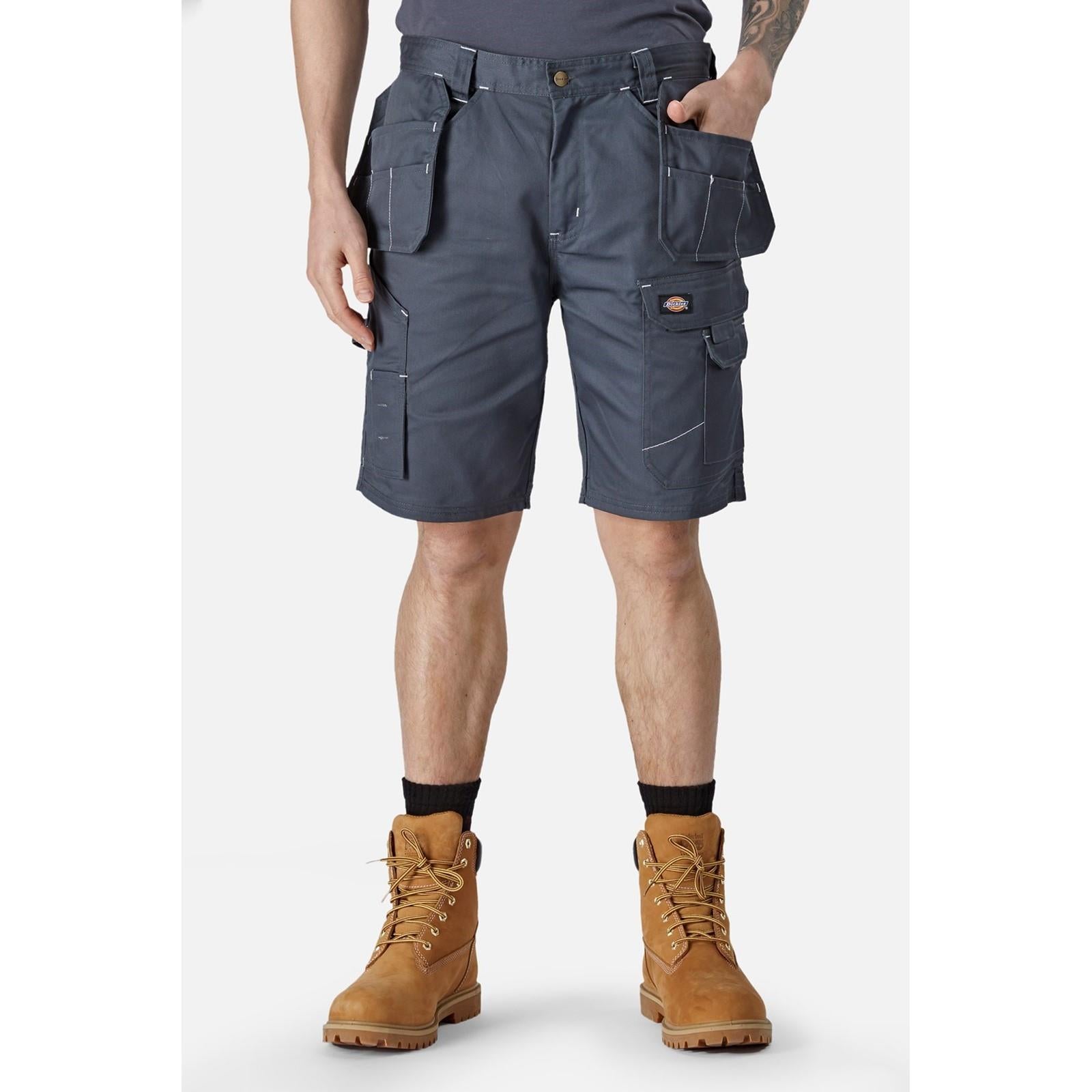 Dickies Redhawk Pro grey holster cargo multi pockets work short