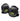 Black heavy-duty adjustable gel knee-pads (pair) #BBKP05