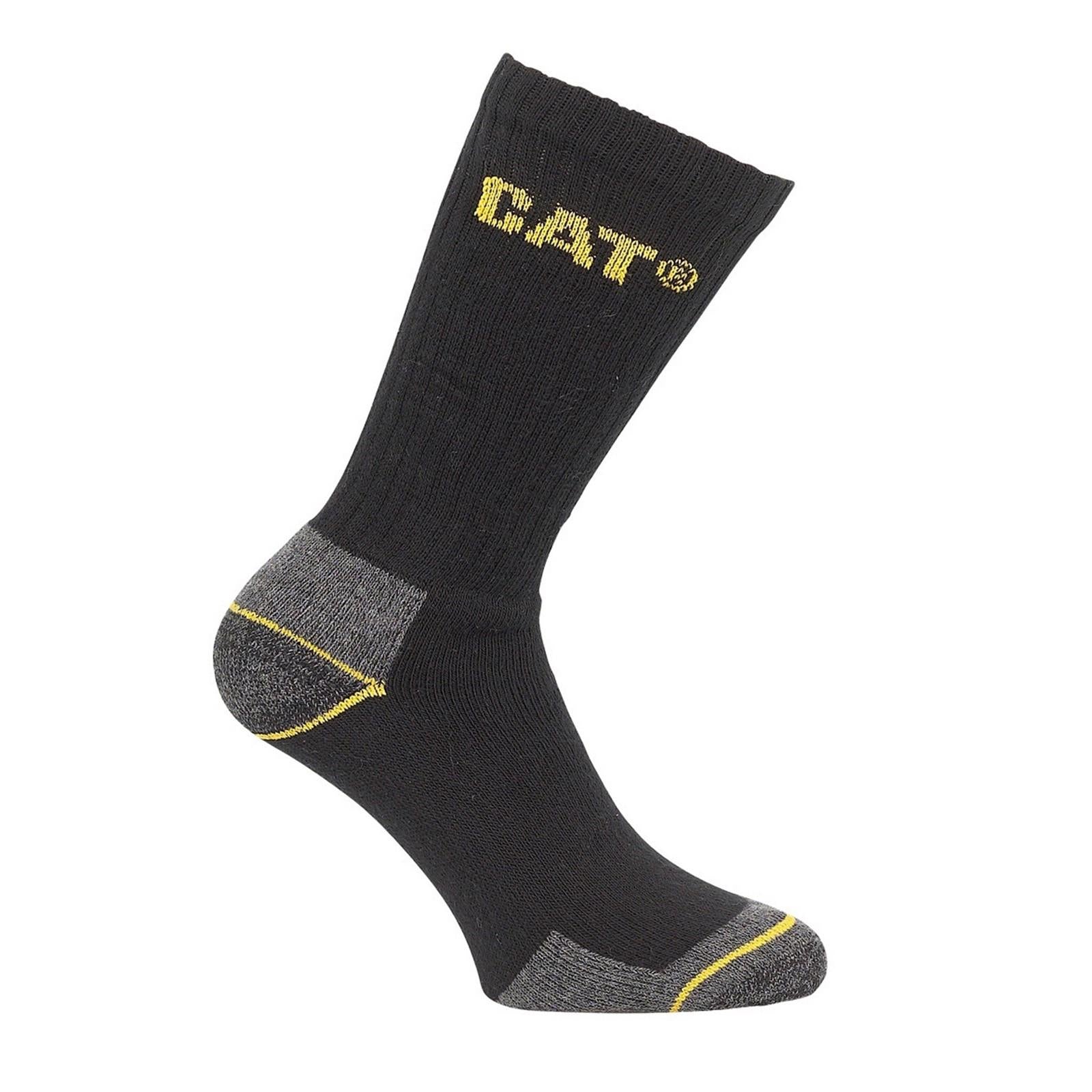 Caterpillar CAT heavyweight crew work sock size 11-14 UK - 3 pair pack