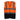 Regatta orange/black unisex hi-vis polyester waistcoat #TRS199