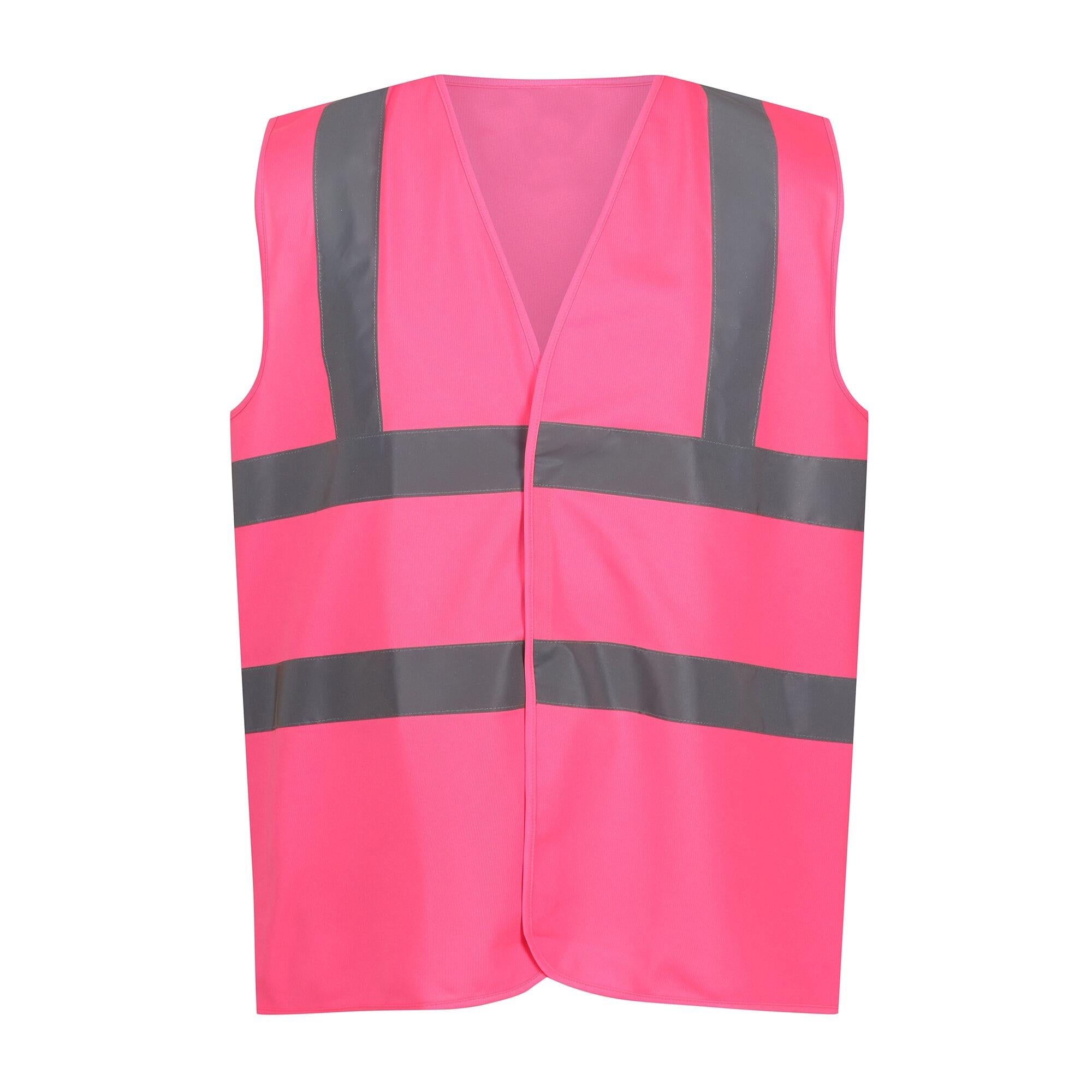 Regatta Pro Identity pink reflective unisex waistcoat - not EN471 #TRS198