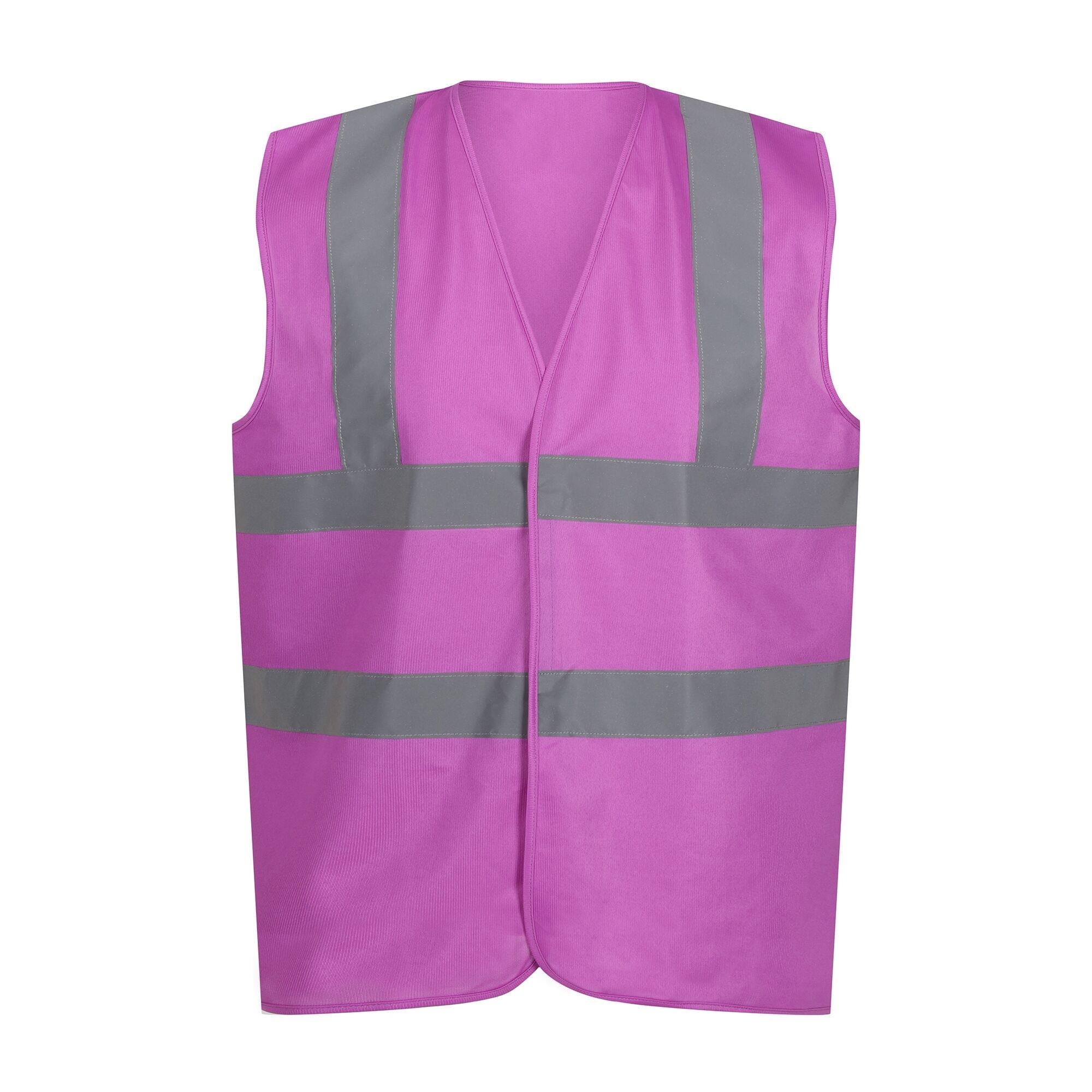 Regatta Pro Identity purple reflective unisex waistcoat - not EN471 #TRS198