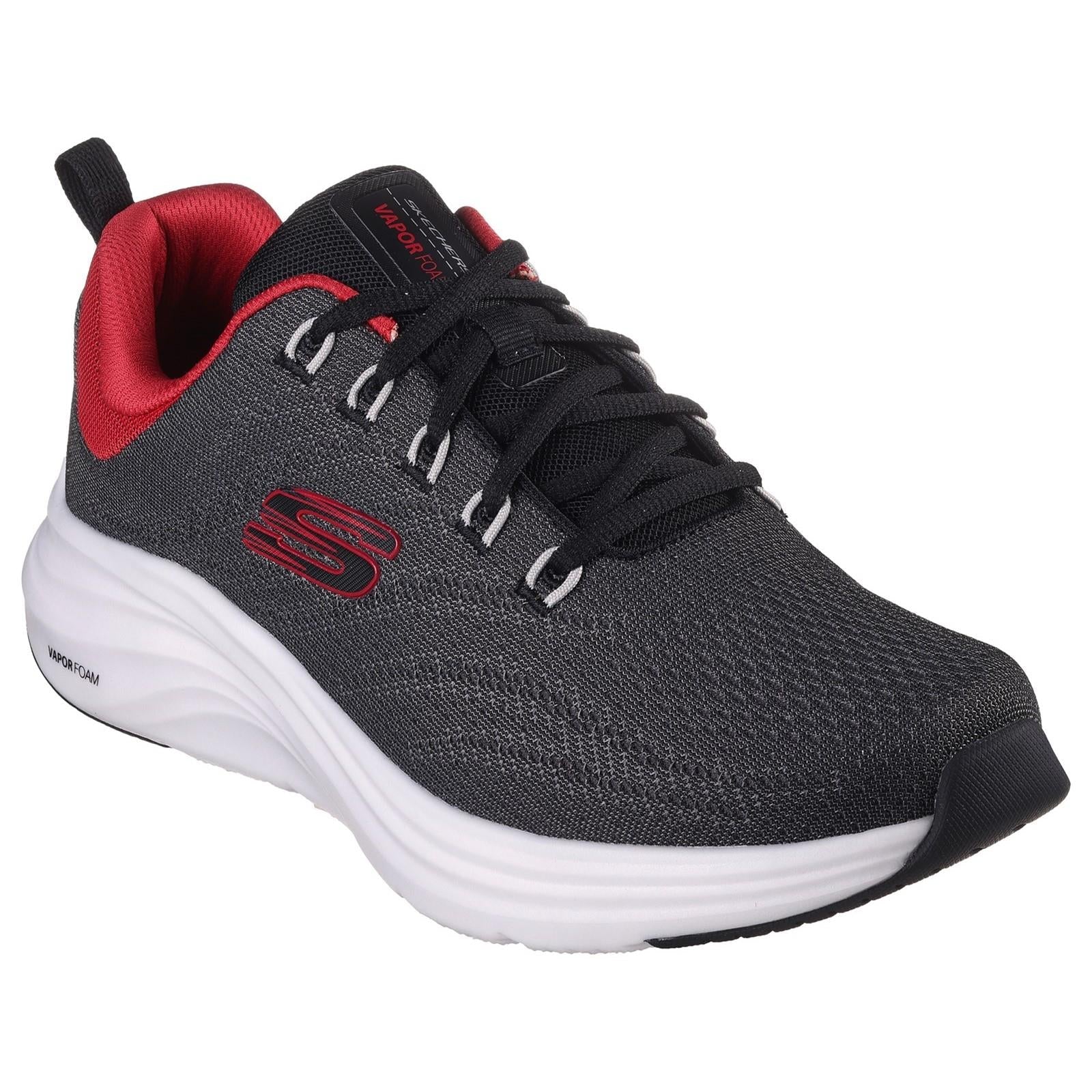 Skechers Vapor Foam Varien men's black/red memory-foam trainer #SK232626