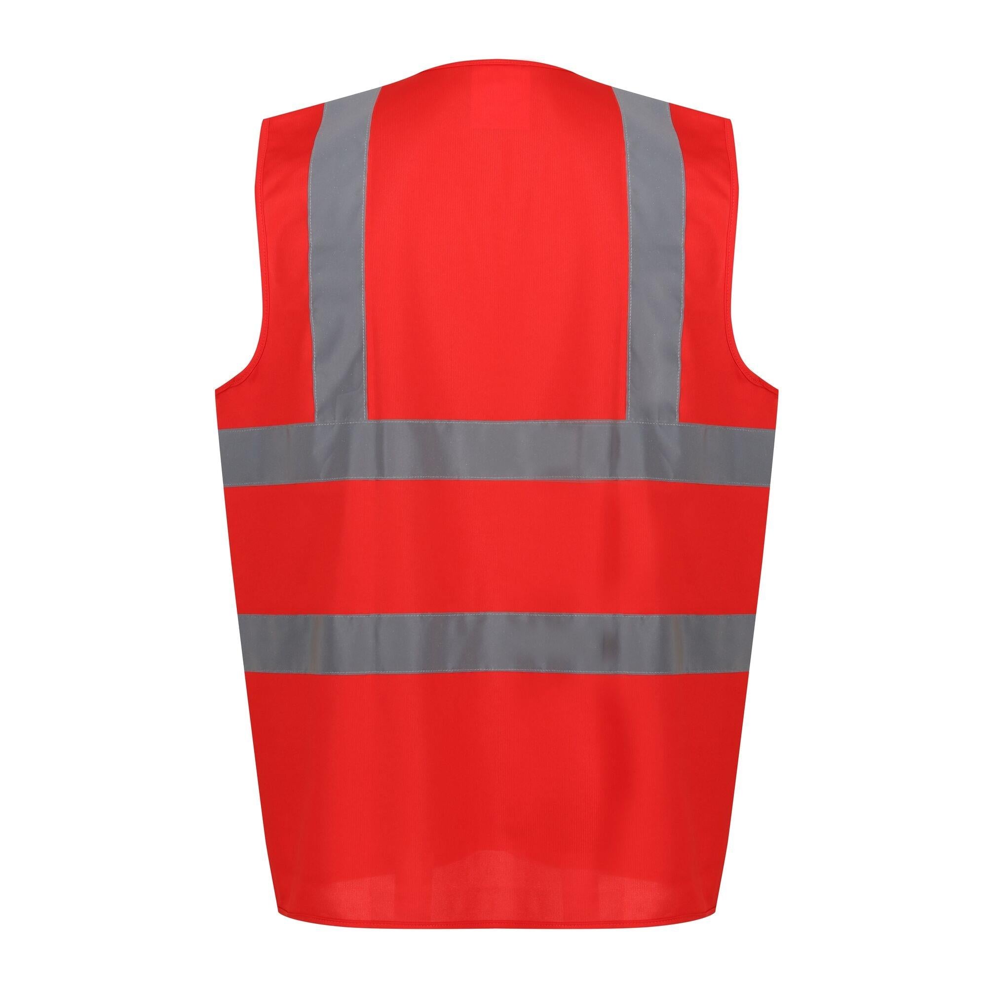 Regatta Pro Identity red reflective unisex waistcoat - not EN471 #TRS198