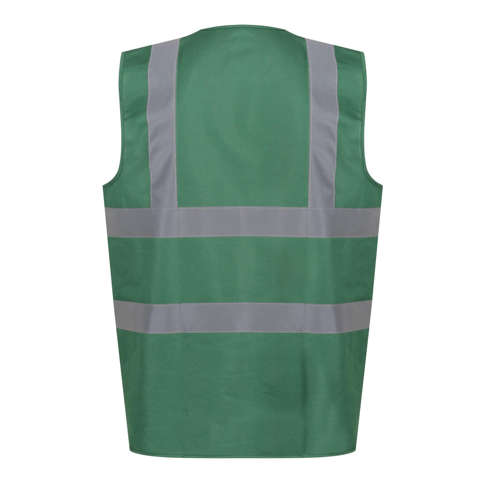 Regatta Pro Identity medical green reflective unisex waistcoat - not EN471 #TRS198