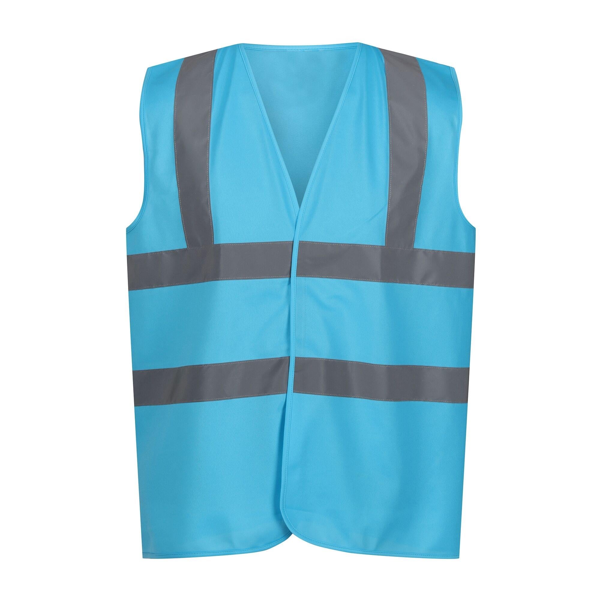 Regatta Pro Identity sky blue reflective unisex waistcoat - not EN471 #TRS198