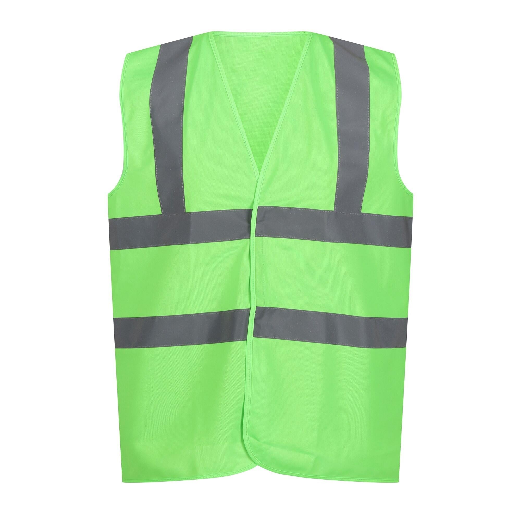 Regatta Pro Identity lime green reflective unisex waistcoat - not EN471 #TRS198