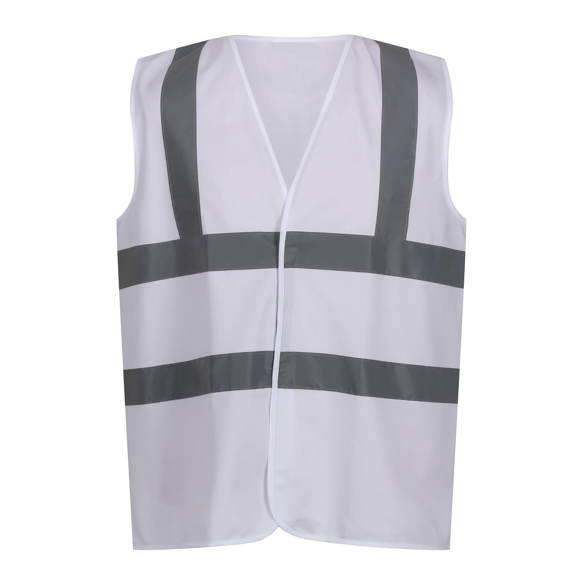 Regatta Pro Identity white reflective unisex waistcoat - not EN471 #TRS198