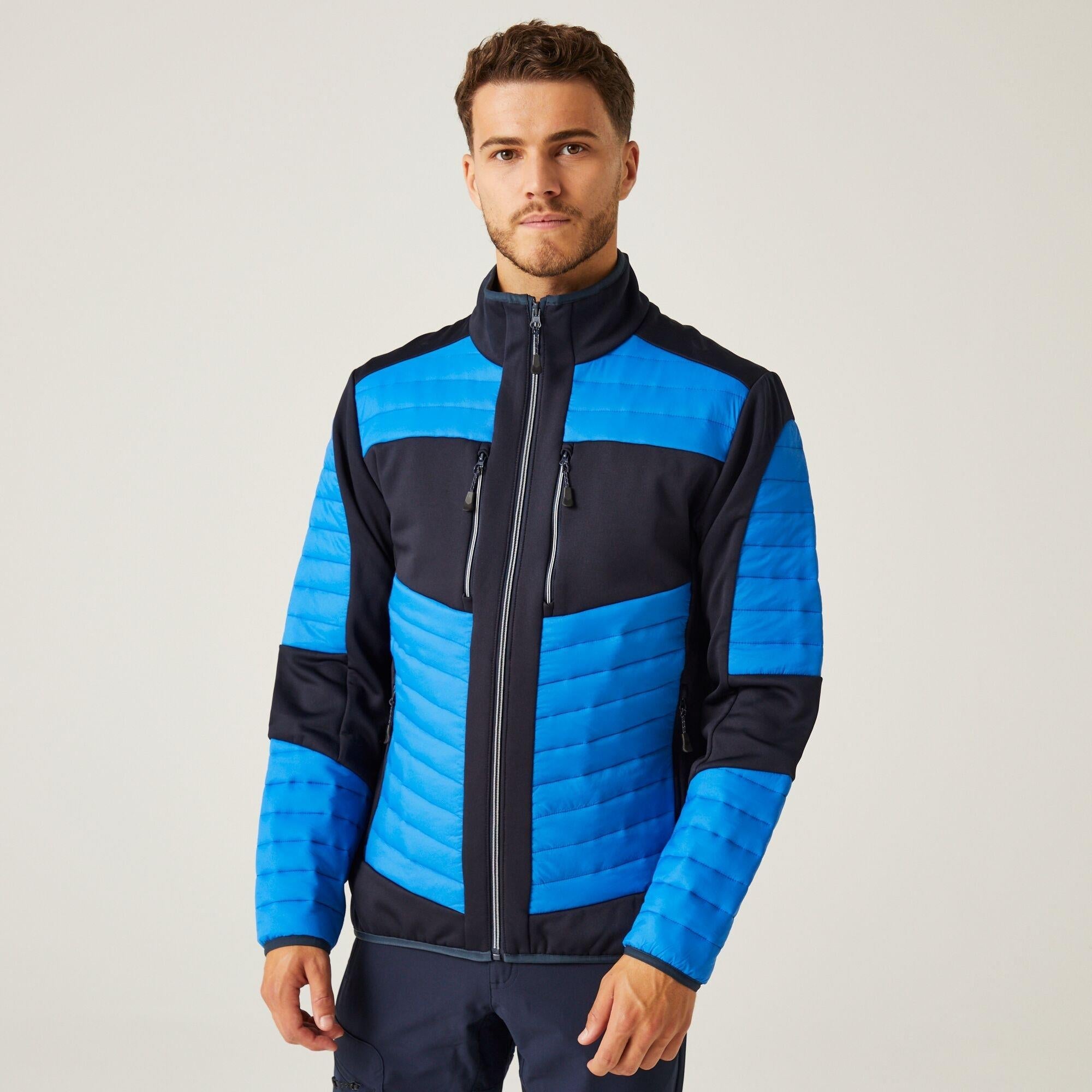 Regatta E-Volve strong blue/navy unisex stretch thermal insulated jacket #TRA563