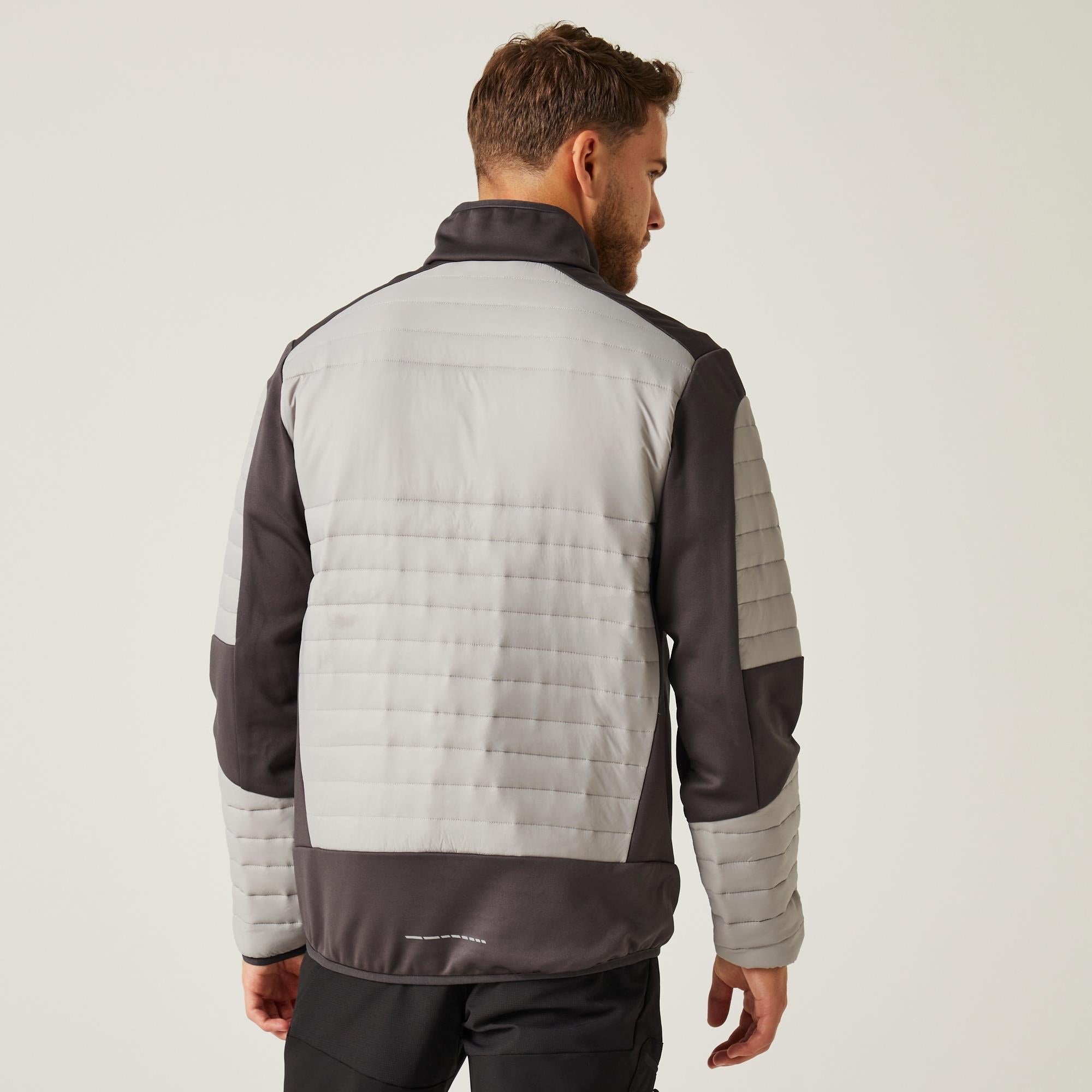 Regatta E-Volve mineral grey/ash unisex stretch thermal insulated jacket #TRA563