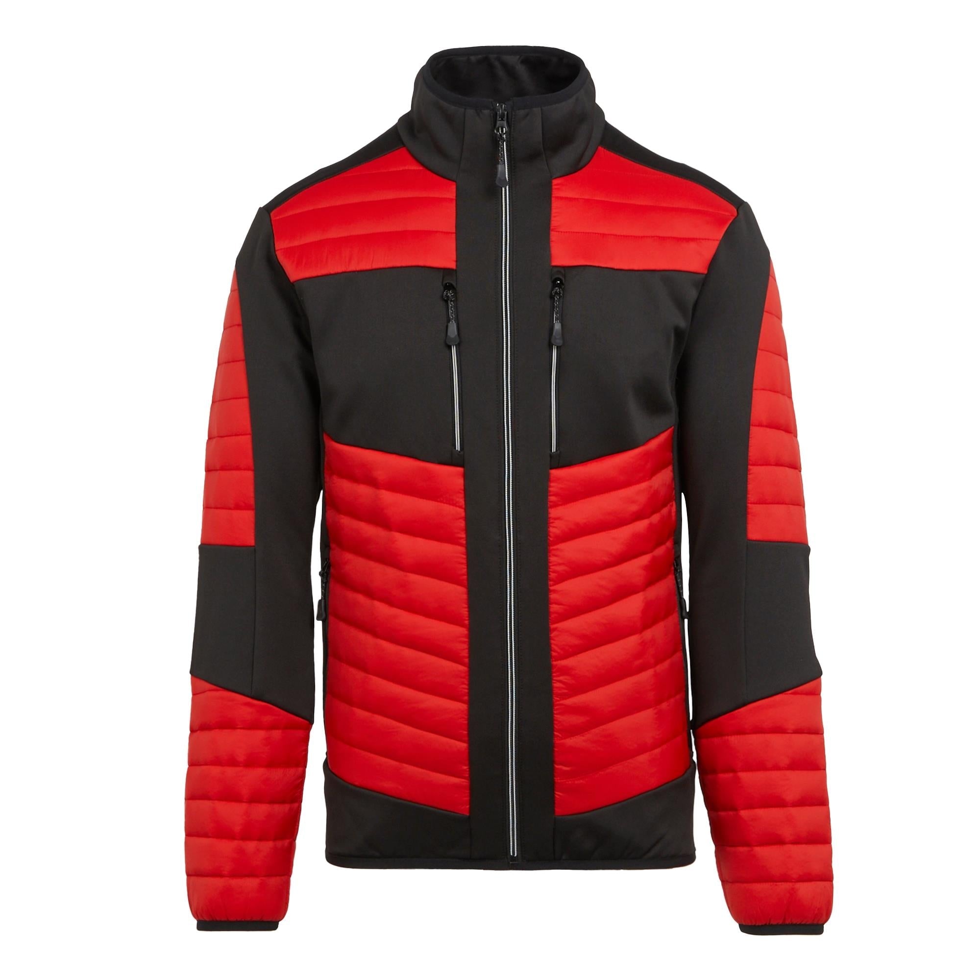 Regatta E-Volve red/black unisex stretch thermal insulated jacket #TRA563