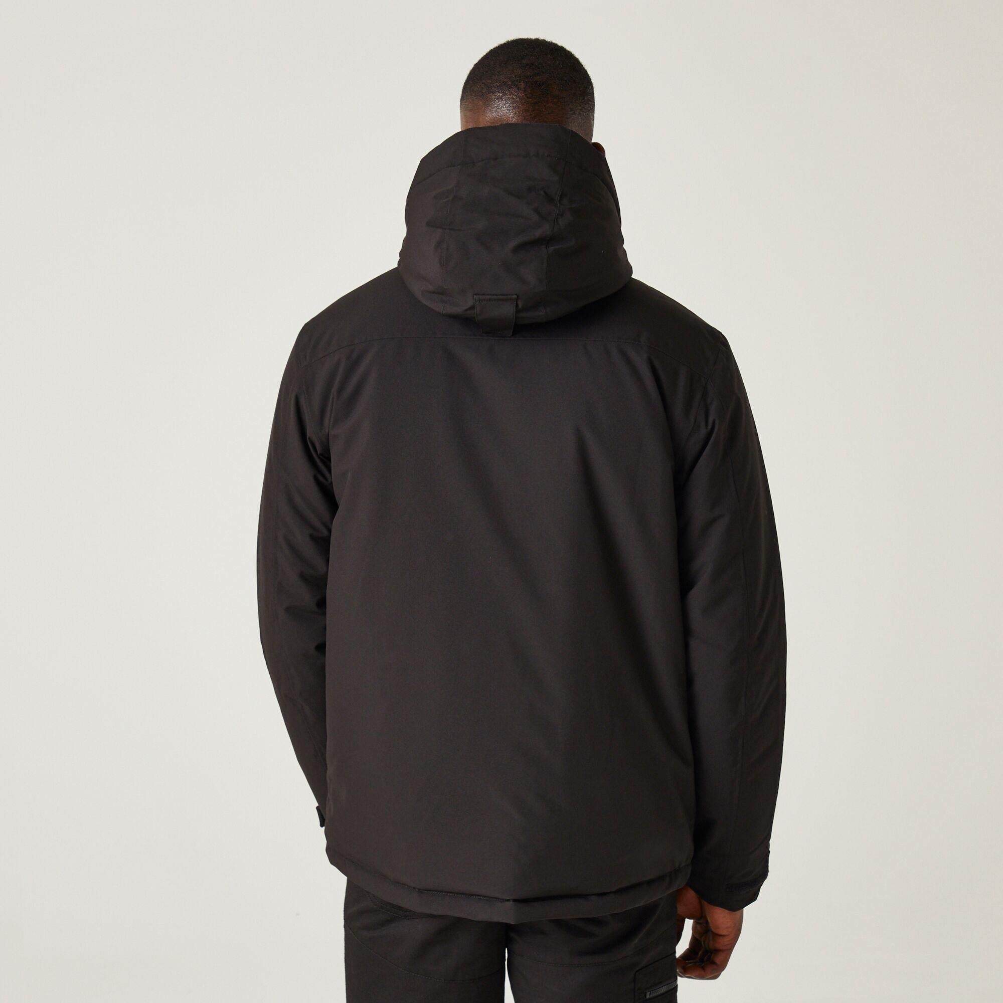 Regatta Navigate black/lime men's waterproof insulated jacket #TRA253