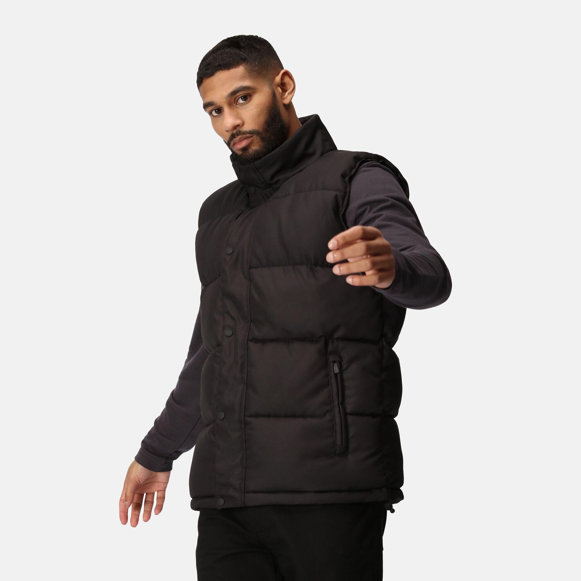 Regatta Northdale black men's insulated gilet bodywarmer #TRA898