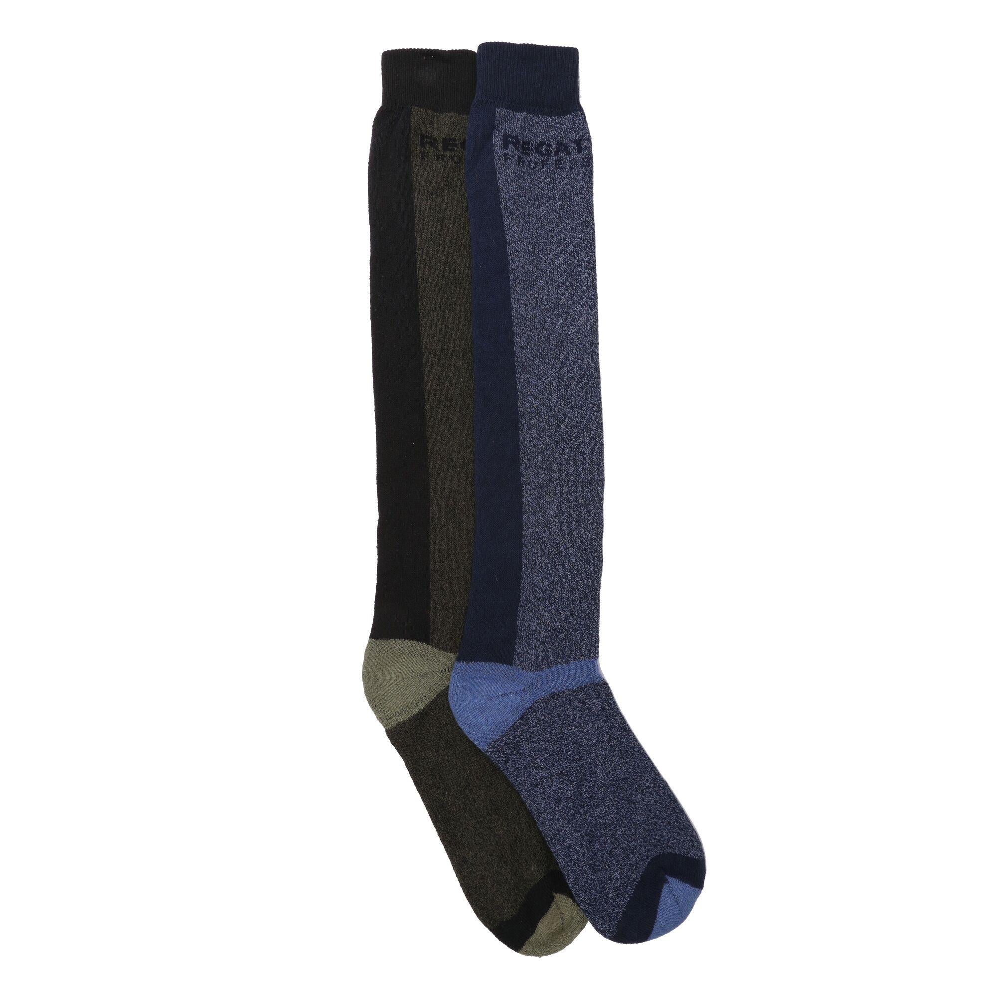 Regatta Pro Welly men's cotton-blend wellington boot socks (2 pairs) #TRP138