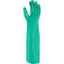 Ansell Alphatec Solvex 18" green nitrile unlined gauntlet (12 pairs) #37-185