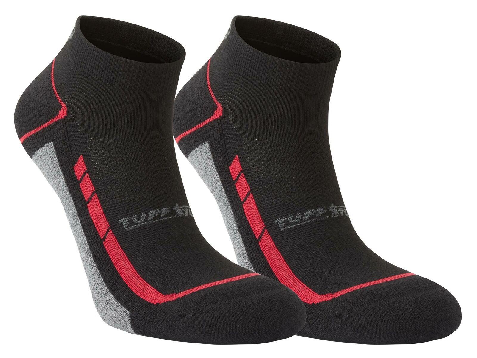 TuffStuff Elite low-cut black/grey men's trainer work sock #607