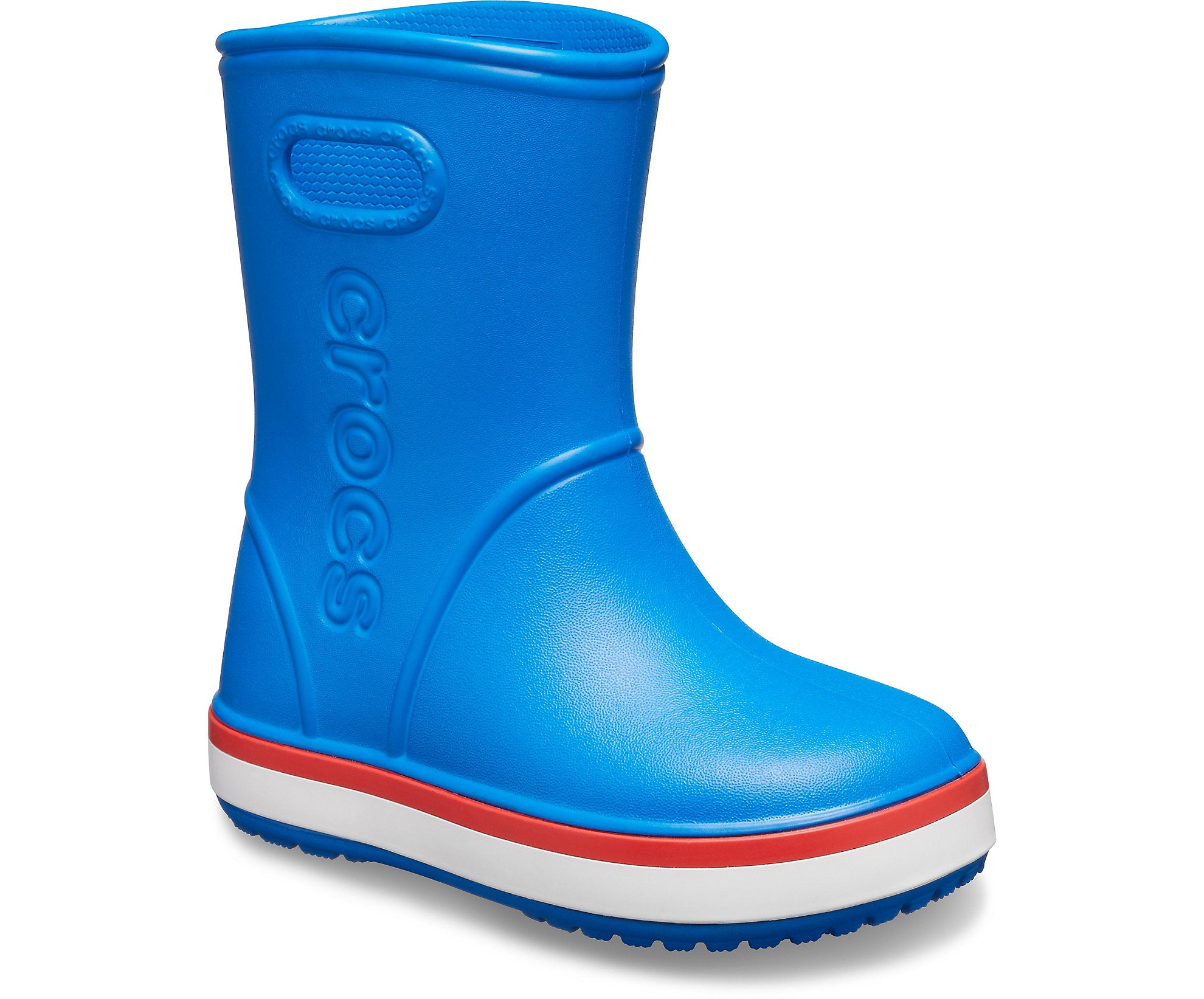 Crocs Crocband blue pull-on children's rainboot kid's wellington #205827