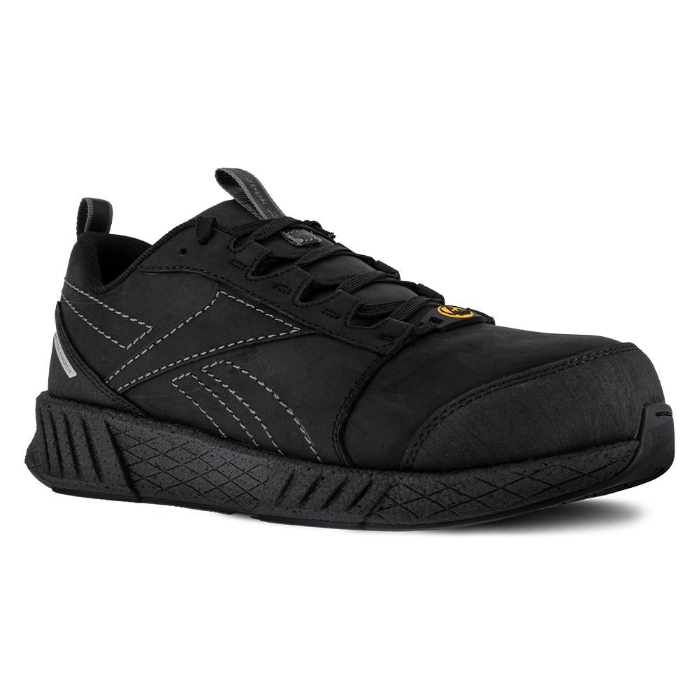 Reebok Fusion Formidable Stealth S3 ESD black wide composite toe/midsole safety trainer R1080