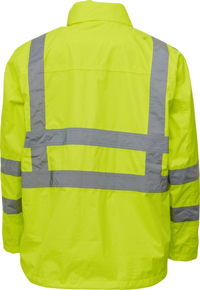Elka Visible Xtreme high-visibility waterproof breathable rain jacket #086005R