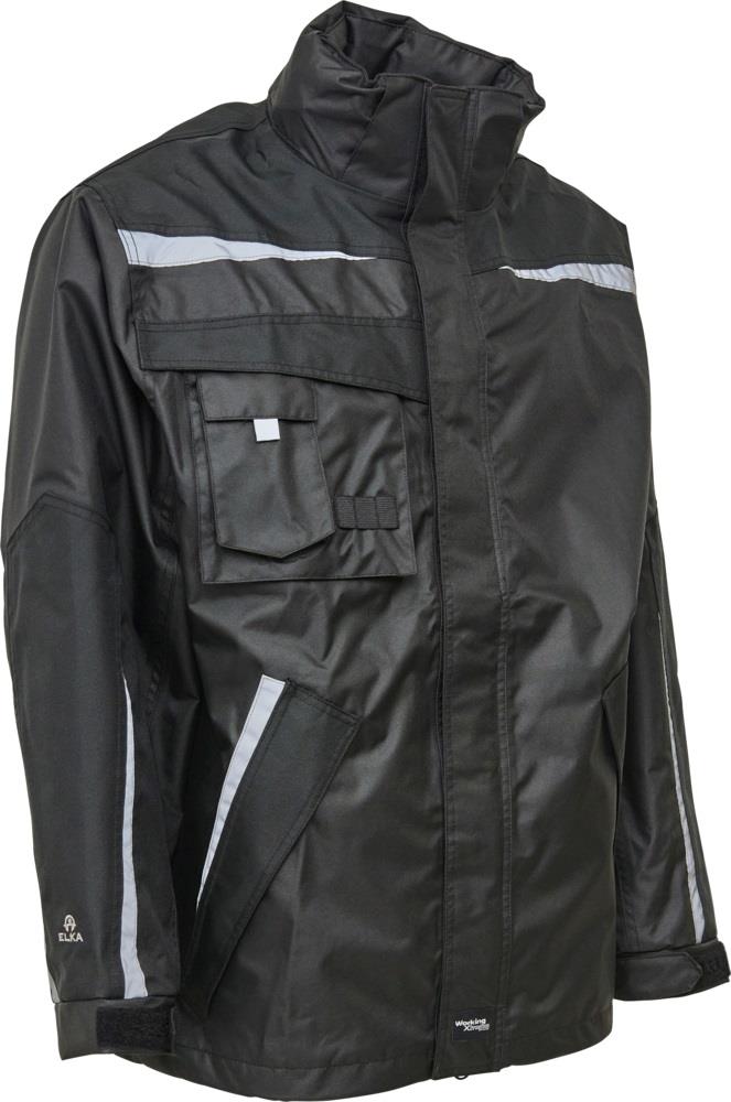 Elka Working Xtreme Oxford men's waterproof breathable reflective rain jacket #086004
