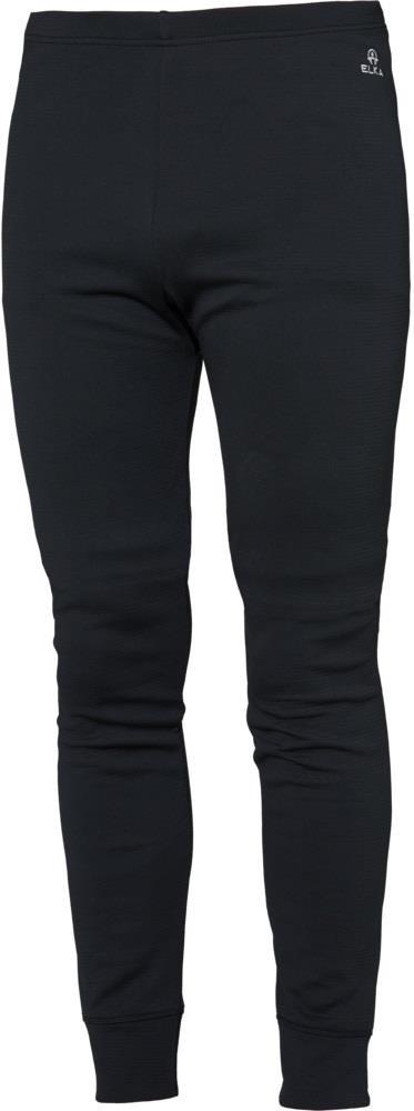 Elka thermal black men's base layer stretch long johns #102900