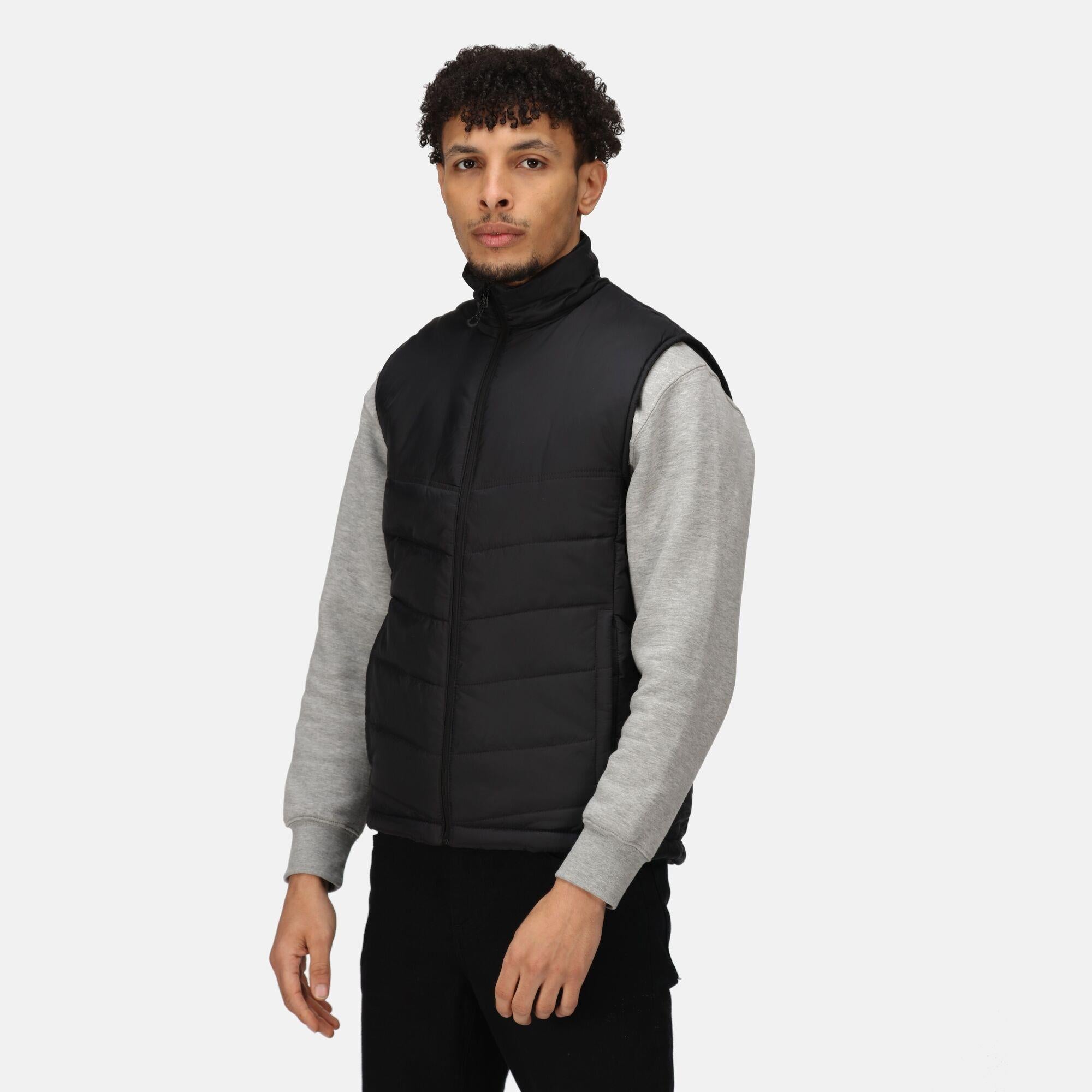 Regatta Stage II black men's insulated bodywarmer #TRA831