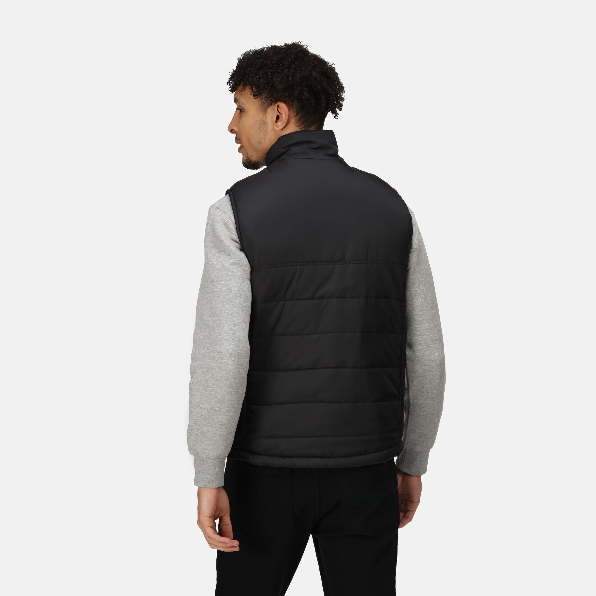 Regatta Stage II black men's insulated bodywarmer #TRA831