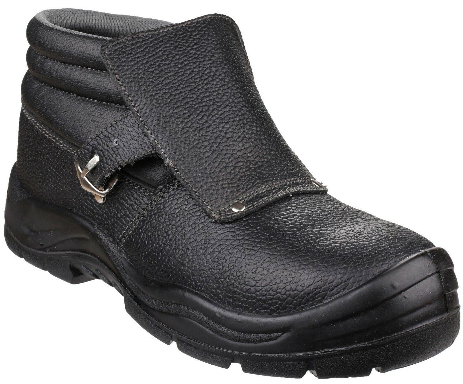 Centek Glyder S3 black steel toe/midsole welding work safety boot #FS332