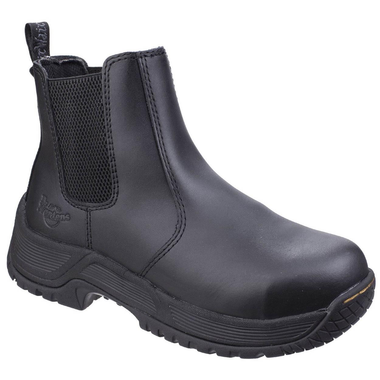 Dr Martens Drakelow S1P black leather steel toe/midsole work safety dealer boots