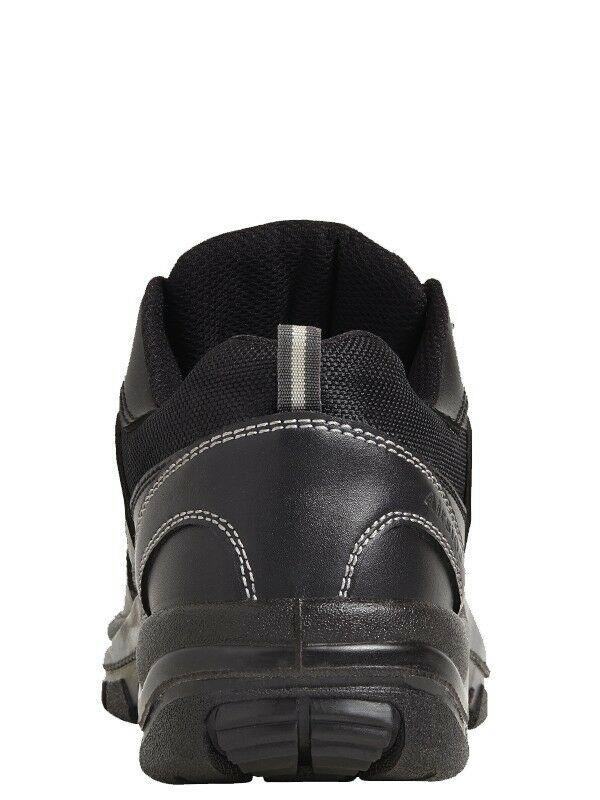 Airside S3 black leather unisex composite toe/midsole safety work trainer #SS705SM