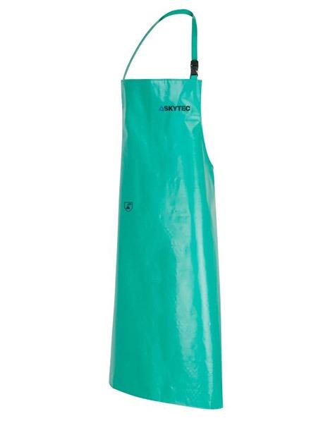 Chemmaster heavyweight green chemical apron 48"height x 36" width