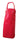 Nyplax 48" x 36" red PVC/nylon apron - halter neck & ties - pack 10