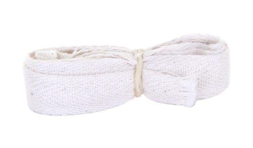 White cotton apron ties - 12mm X 2 metre #AT