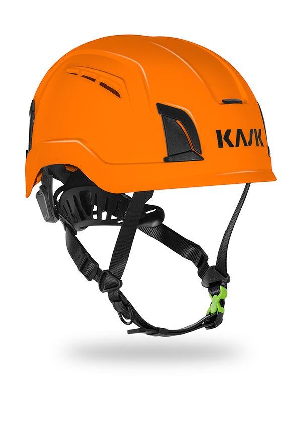 KASK Zenith X orange chinstrap safety helmet - EN397