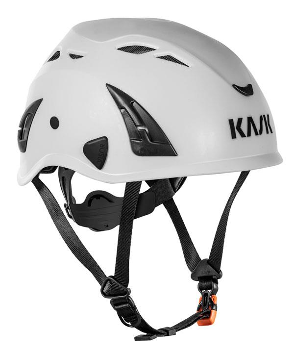 KASK Superplasma AQ white chinstrap safety helmet - EN397