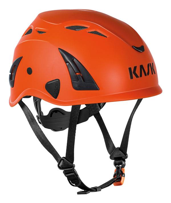 KASK Superplasma AQ orange chinstrap safety helmet - EN397