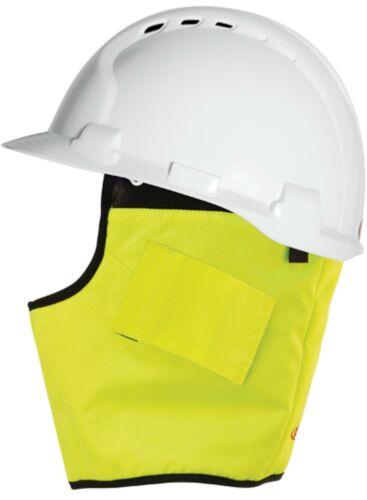 JSP high visibility yellow thermal head warmer safety helmet liner