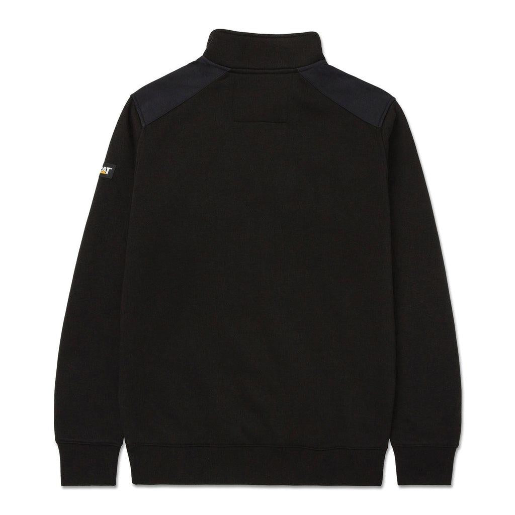 Caterpillar CAT Essential black quarter-zip sweatshirt #1050021