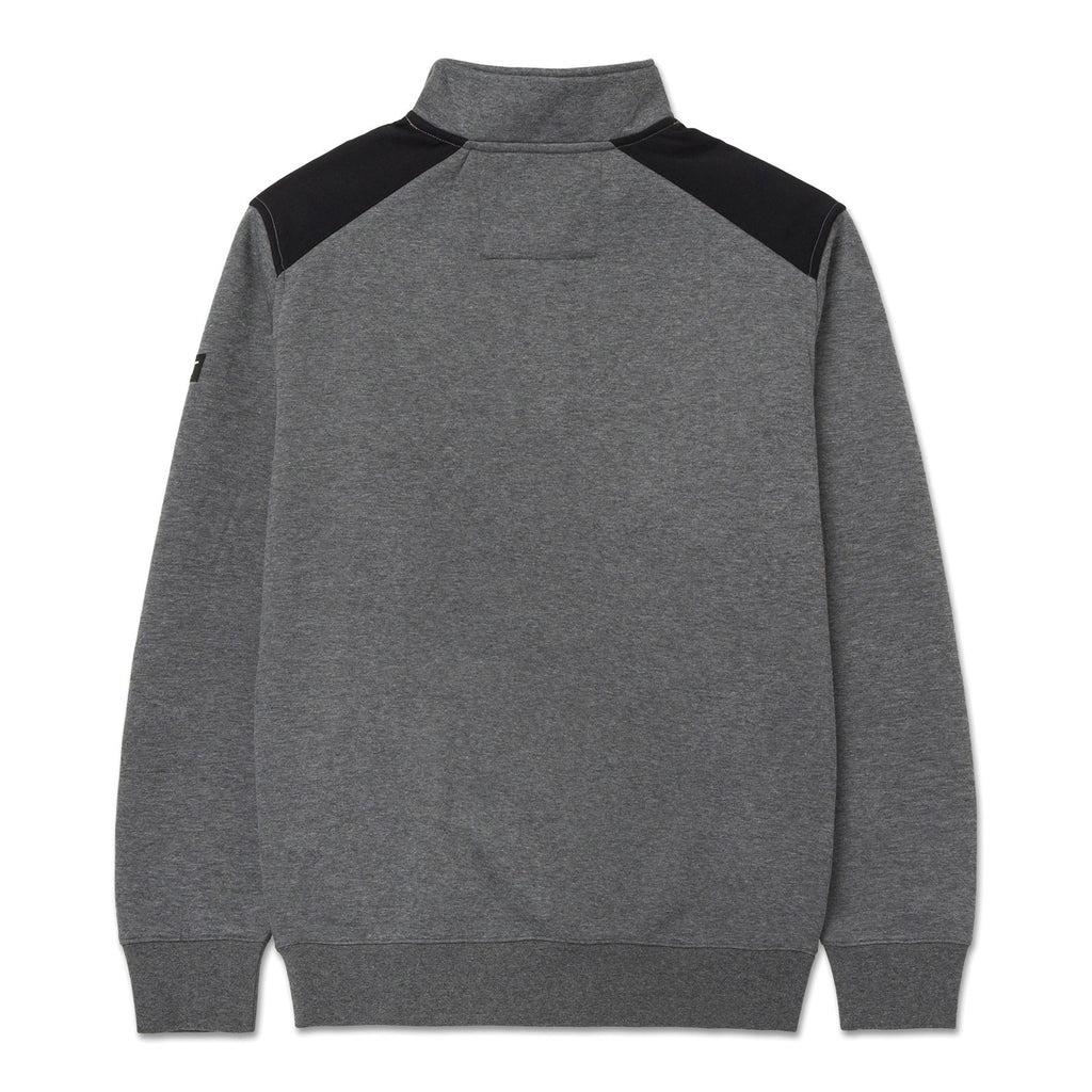 Caterpillar CAT Essential grey quarter-zip sweatshirt #1050021