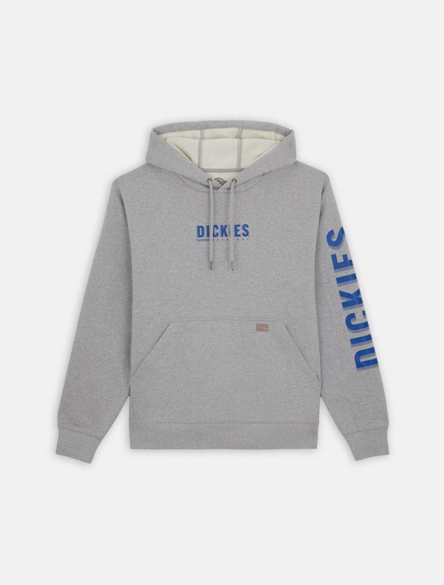 Dickies Graphic grey cotton-blend fleece hoodie hooded sweatshirt