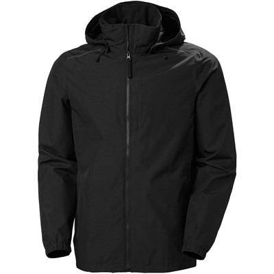 Helly Hansen Manchester black waterproof breathable soft-shell jacket