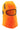 Orange Thinsulate lined balaclava - compatible with most helmets